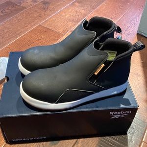 Brand new Reebok high top work slip-on- composite toe